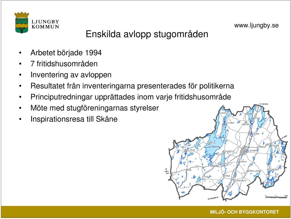 för politikerna Principutredningar upprättades inom varje