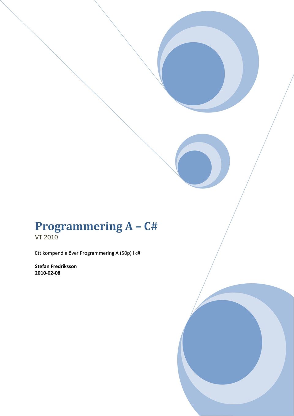 Programmering A (50p) i