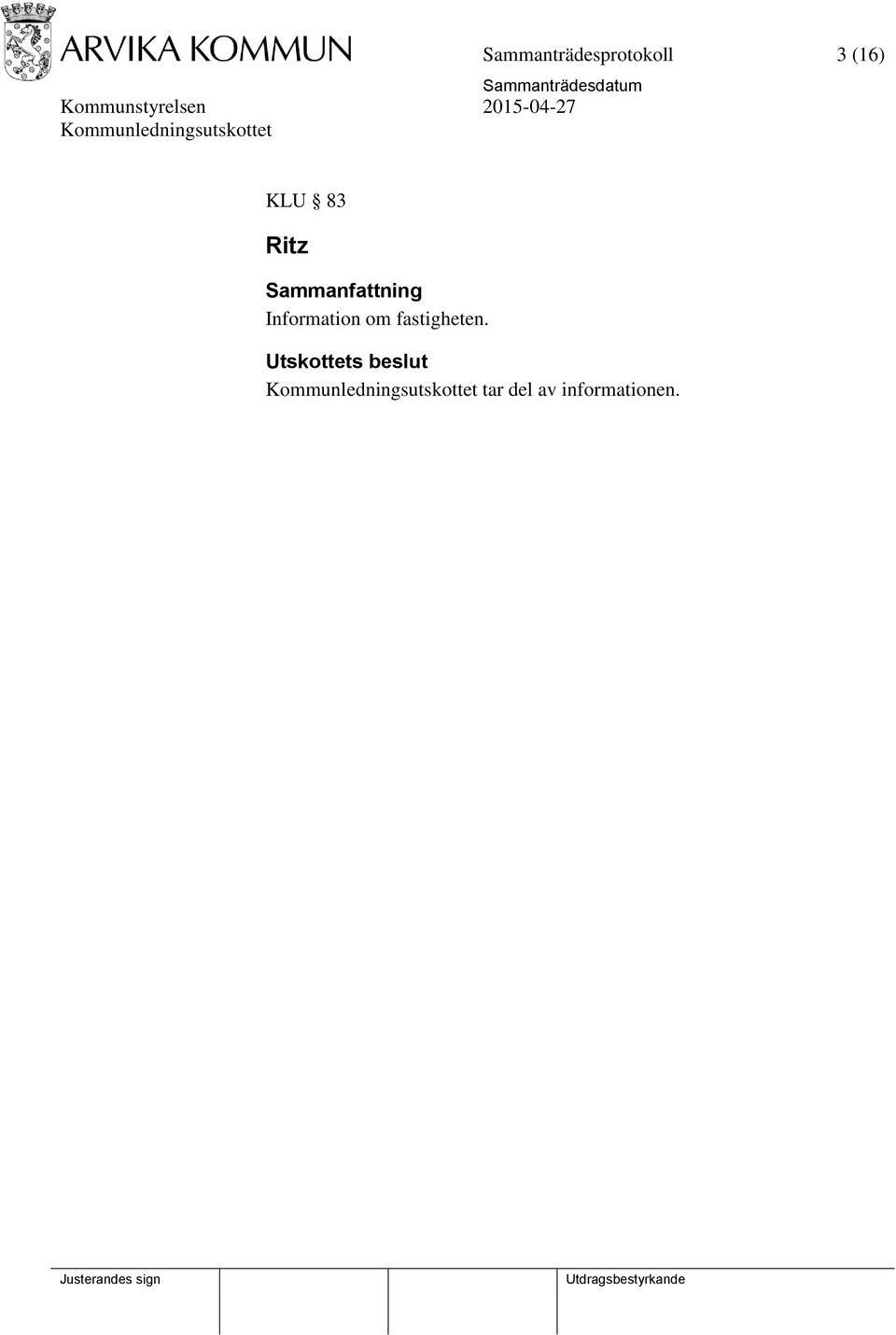 Information om