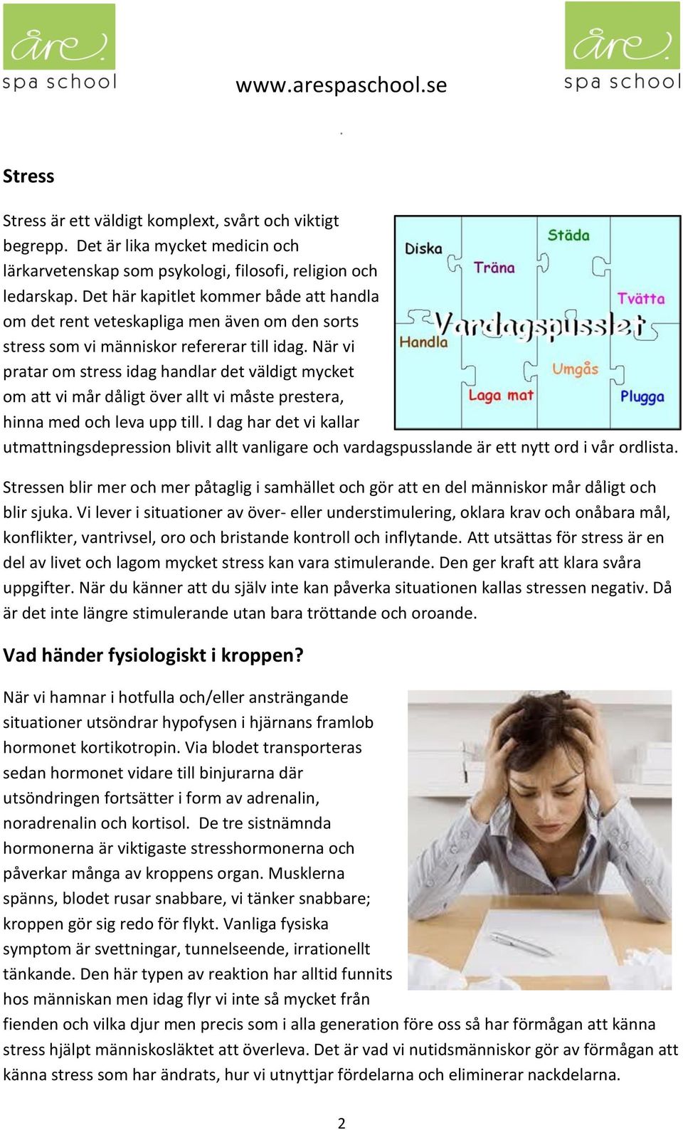 När vi pratar om stress idag handlar det väldigt mycket om att vi mår dåligt över allt vi måste prestera, hinna med och leva upp till.