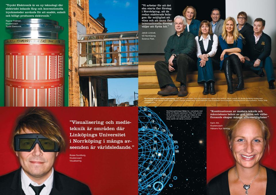 Jakob Lindvall, VD Norrköping Science Park. Norrköping Science Parks organisation.