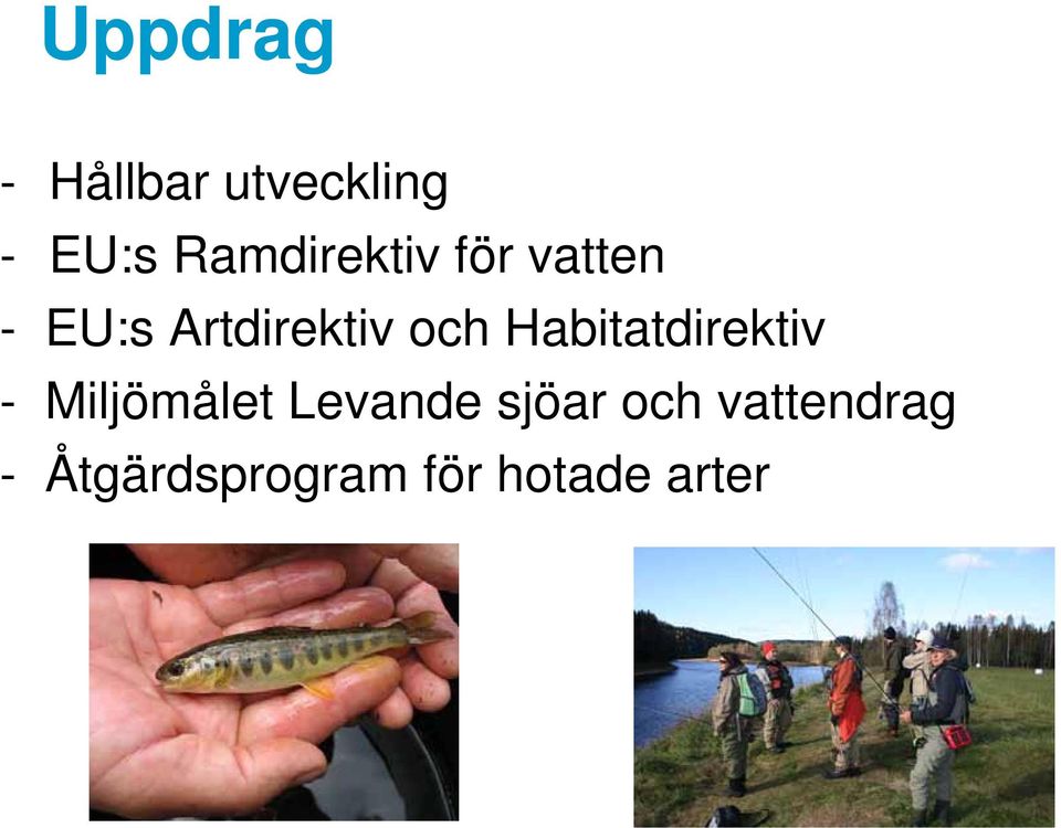 och Habitatdirektiv - Miljömålet Levande