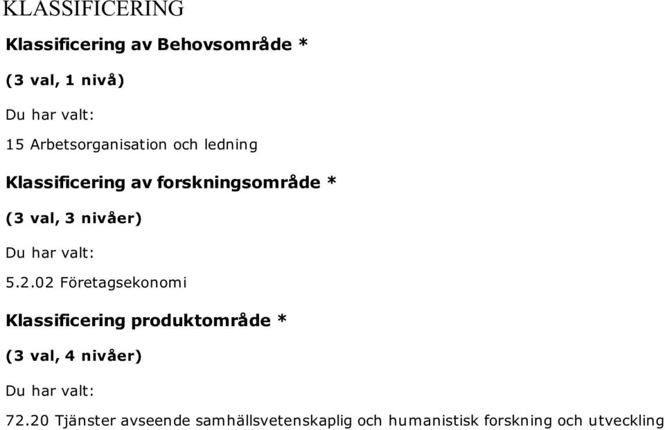 Du har valt: 5.2.