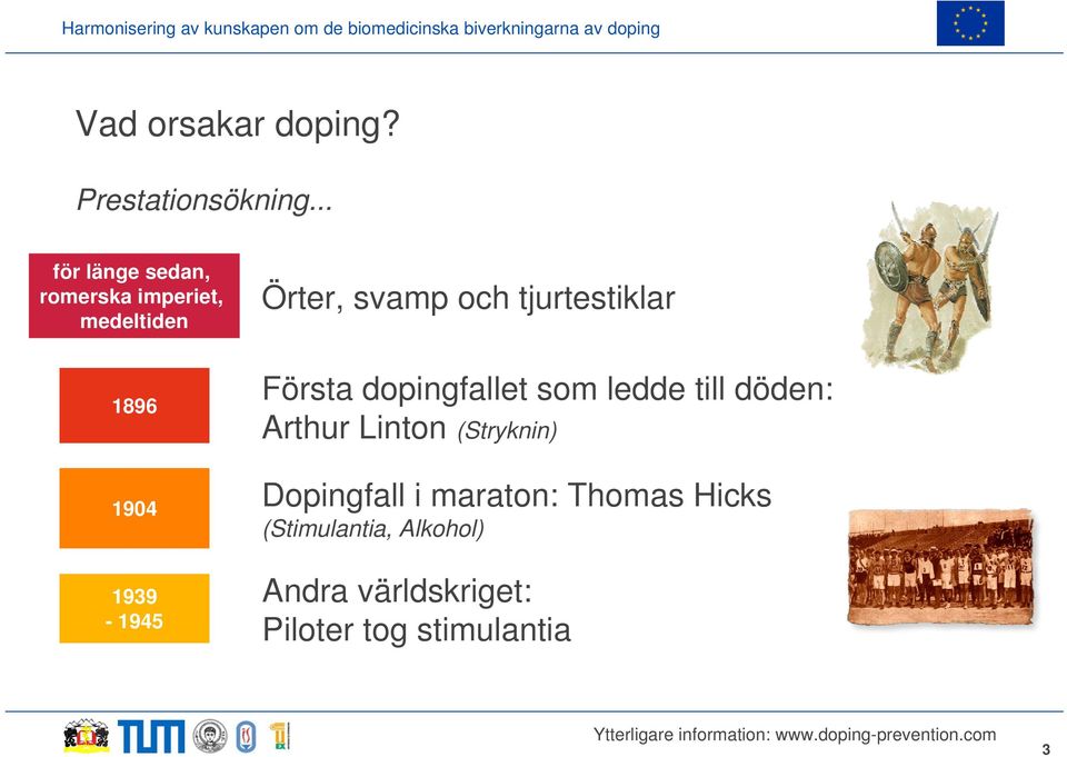 svamp och tjurtestiklar Första dopingfallet som ledde till döden: Arthur