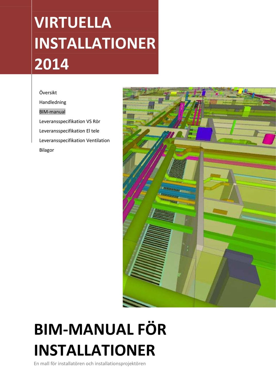 tele Leveransspecifikation Ventilation Bilagor BIM-MANUAL FÖR