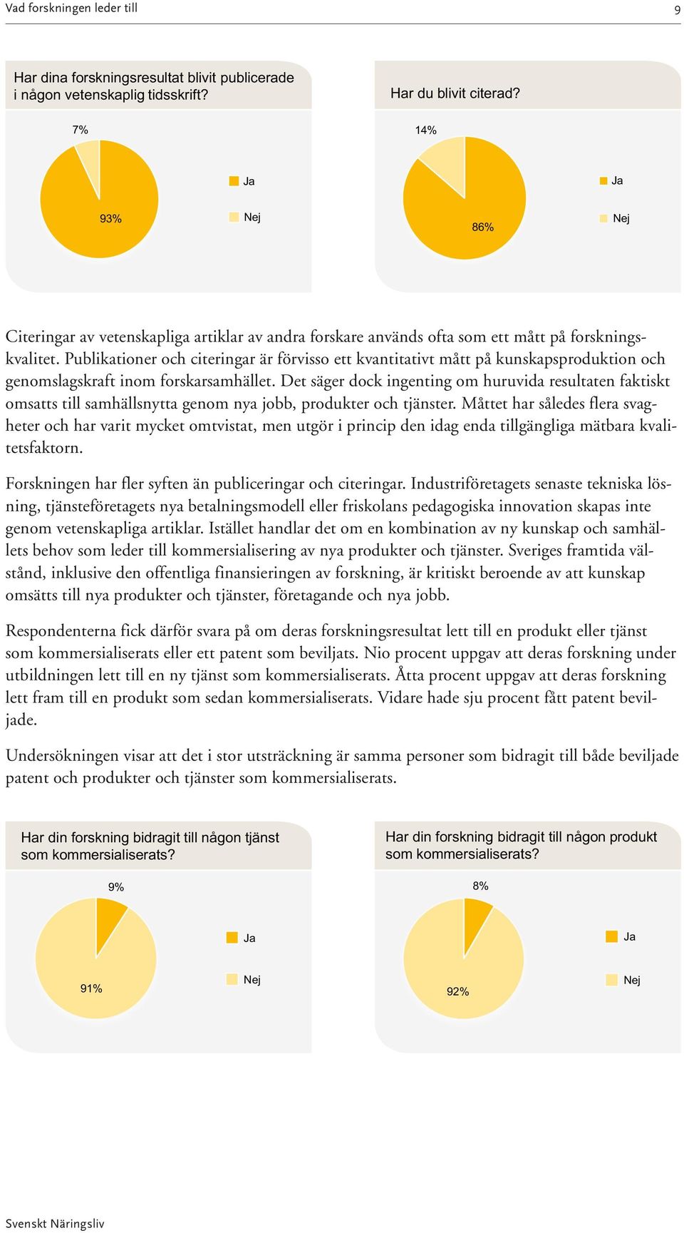 Publikationer och citeringar är förvisso ett kvantitativt mått på kunskapsproduktion och genomslagskraft inom forskarsamhället.