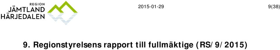rapport till