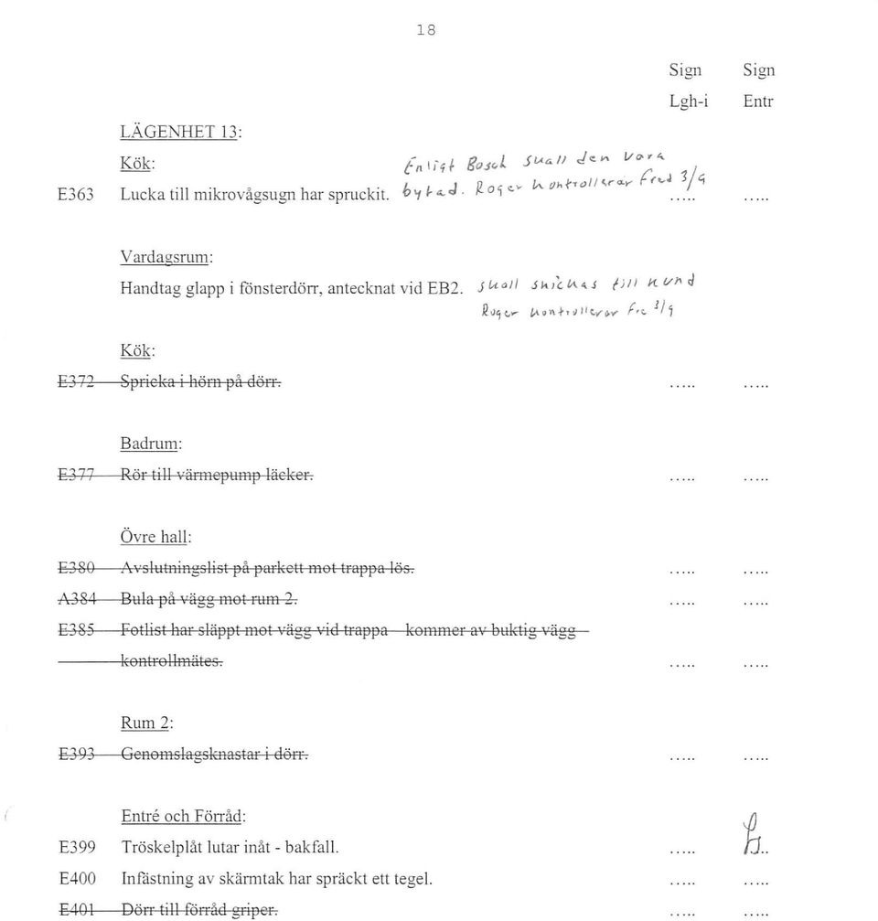 .. l,avl'\ -hll11c:,'ji""j),"'" f,~ 1 /~ Kök: E372 Sflrielta i liem flå aerr. Badmm: E377 Rer till värmeflumflläeker.