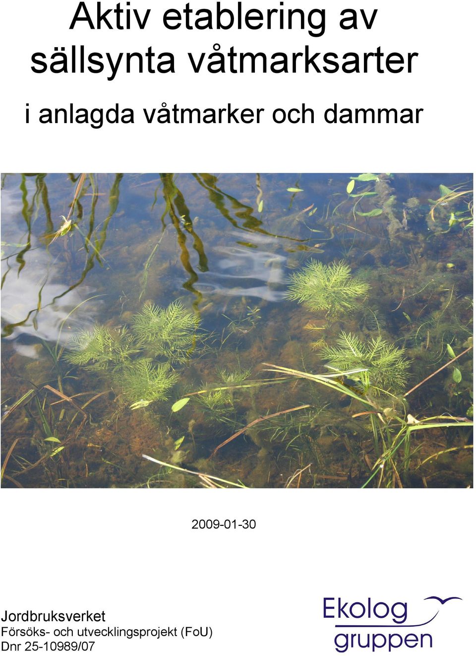 Jordbruksverket Försöks- och