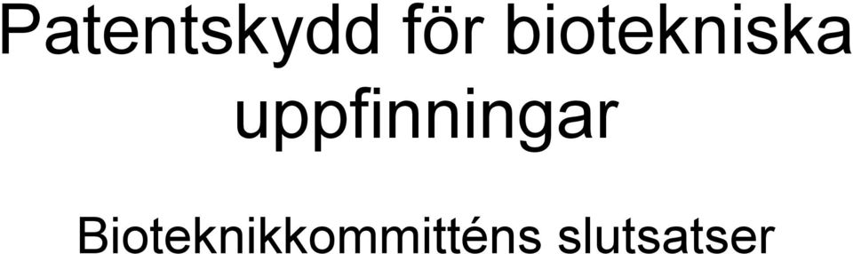 uppfinningar