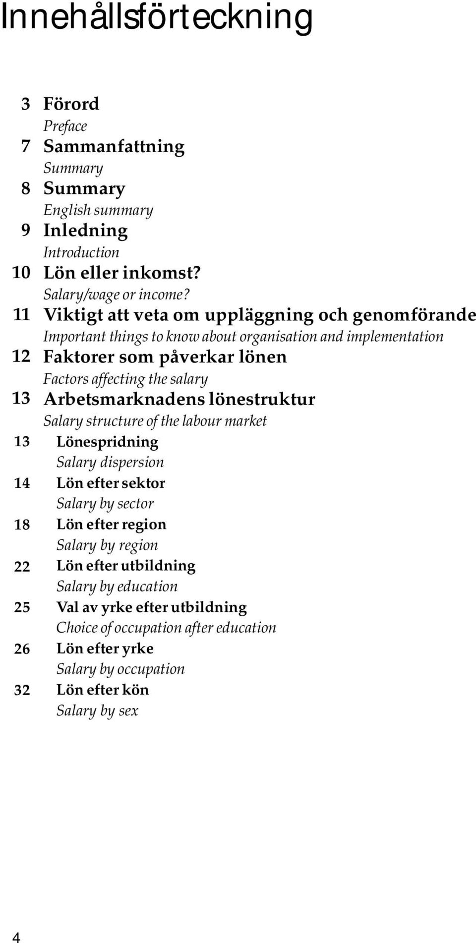 Viktigt att veta om uppläggning och genomförande Important things to know about organisation and implementation Faktorer som påverkar lönen Factors affecting the salary