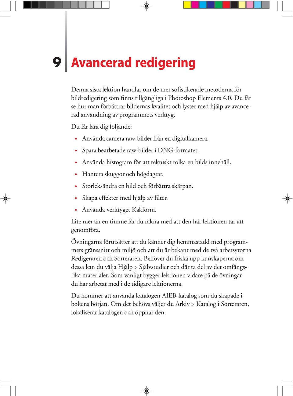 9 Avancerad redigering - PDF Free Download