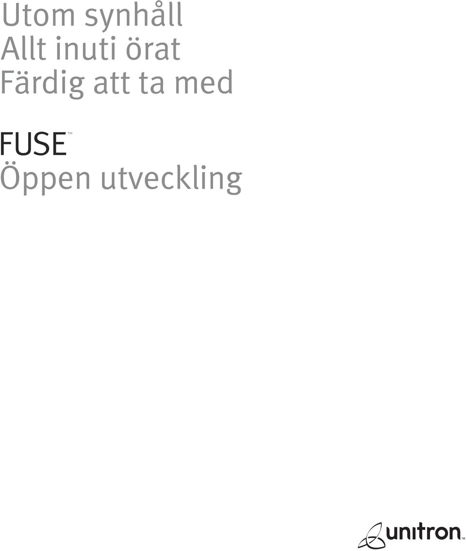 Färdig att ta