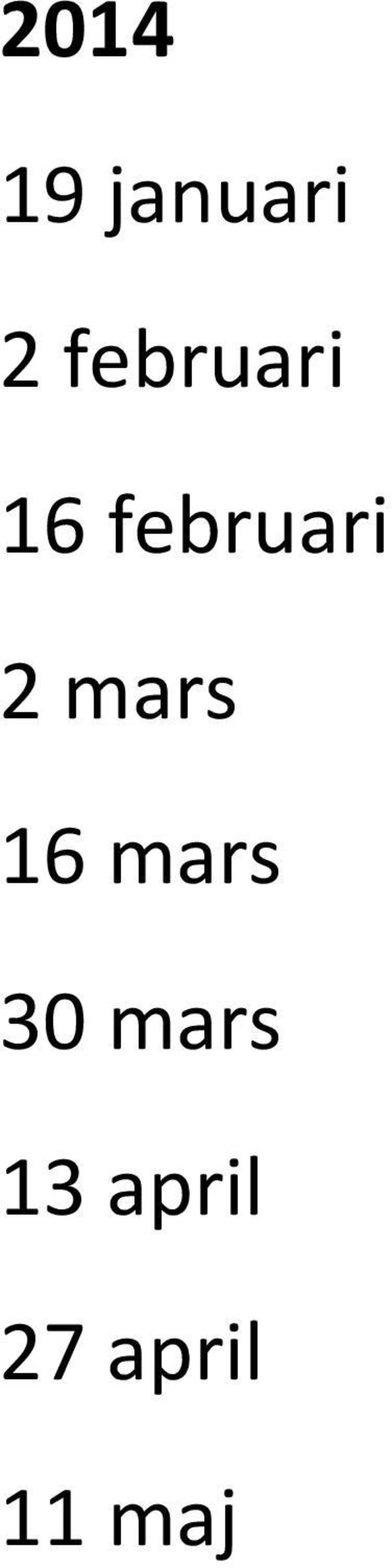 2 mars 16 mars 30