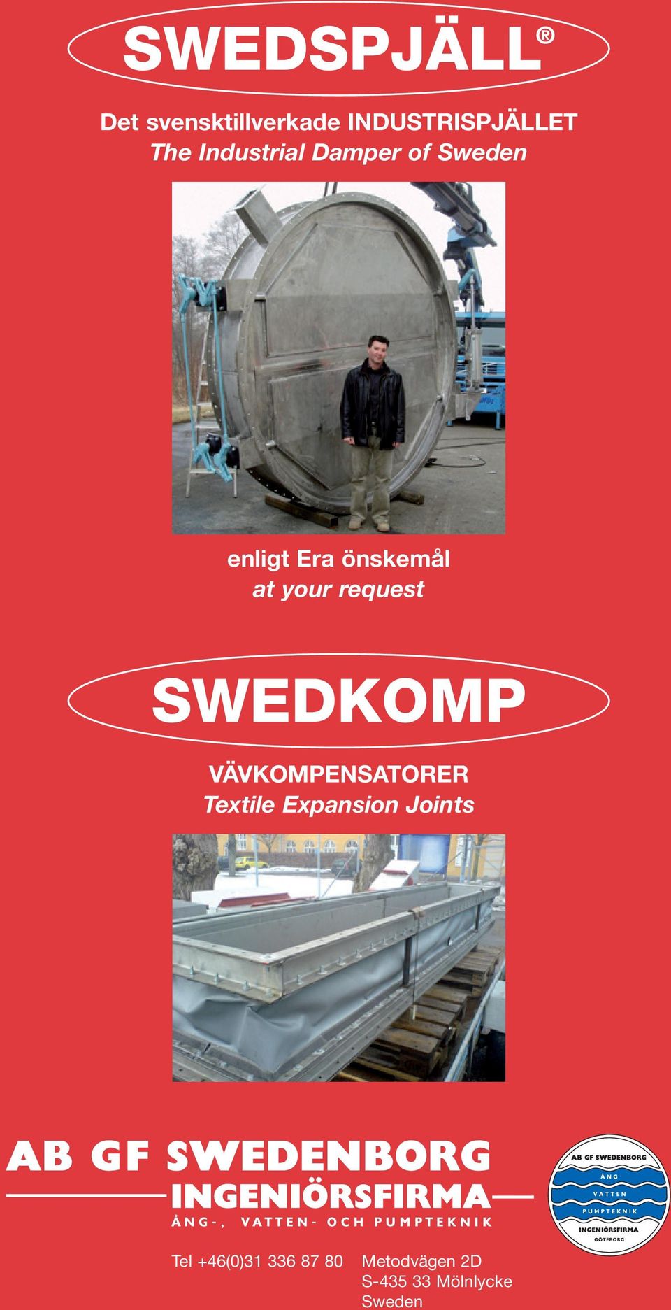 request SWEDKOMP VÄVKOMPENSATORER Textile Expansion