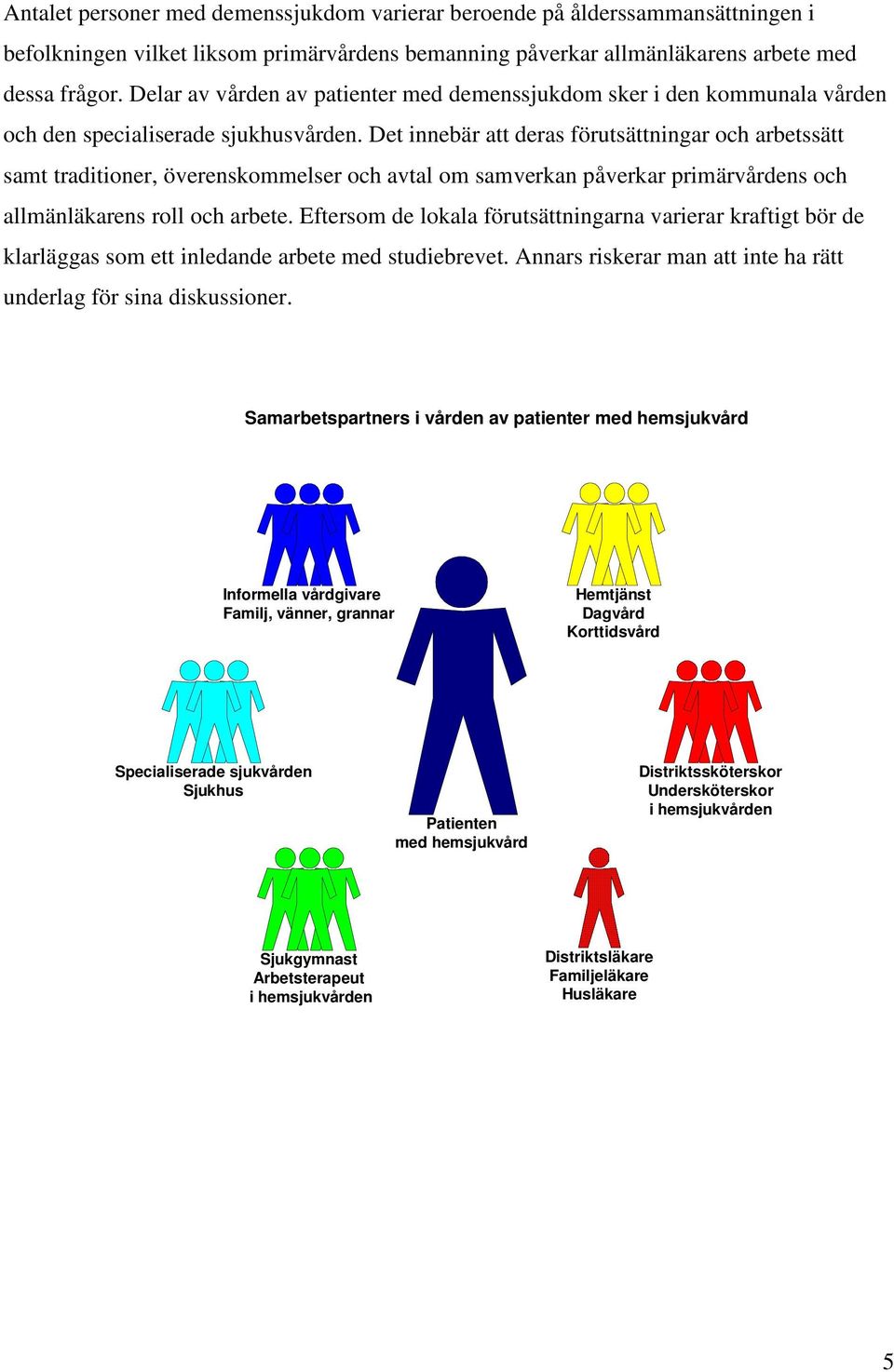 Det innebär att deras förutsättningar och arbetssätt samt traditioner, överenskommelser och avtal om samverkan påverkar primärvårdens och allmänläkarens roll och arbete.