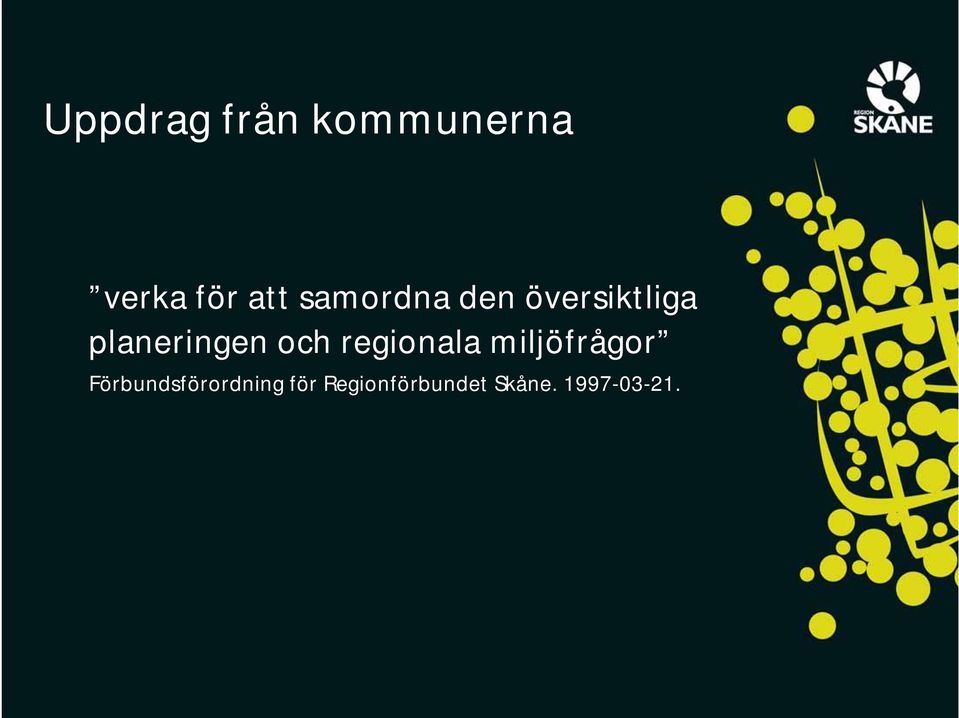 och regionala miljöfrågor