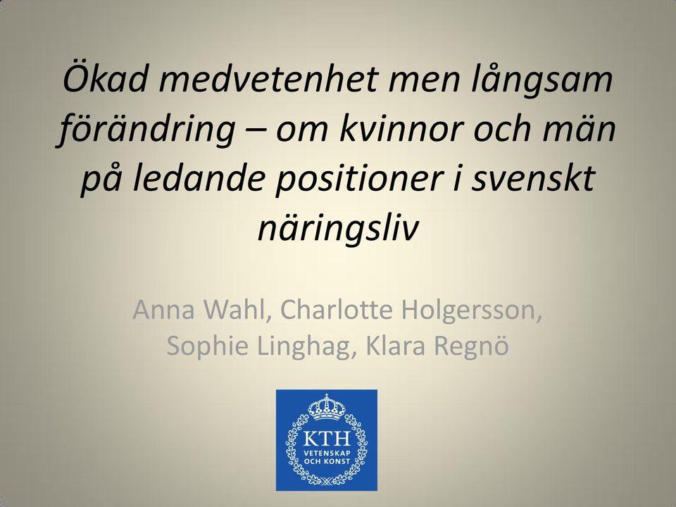 i svenskt näringsliv Anna Wahl,