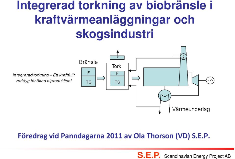 skogsindustri Föredrag vid