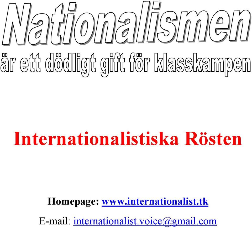 internationalist.