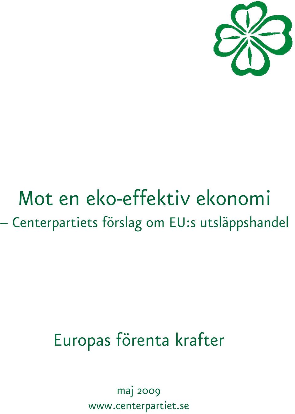 utsläppshandel Europas förenta