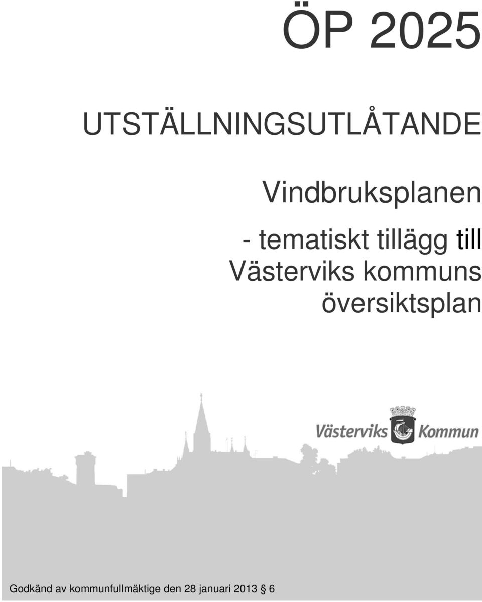 till Västerviks kommuns översiktsplan