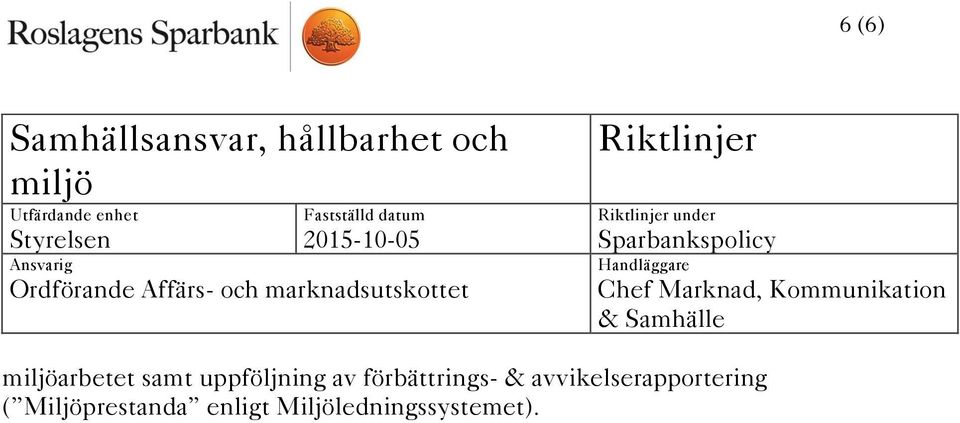 & avvikelserapportering (