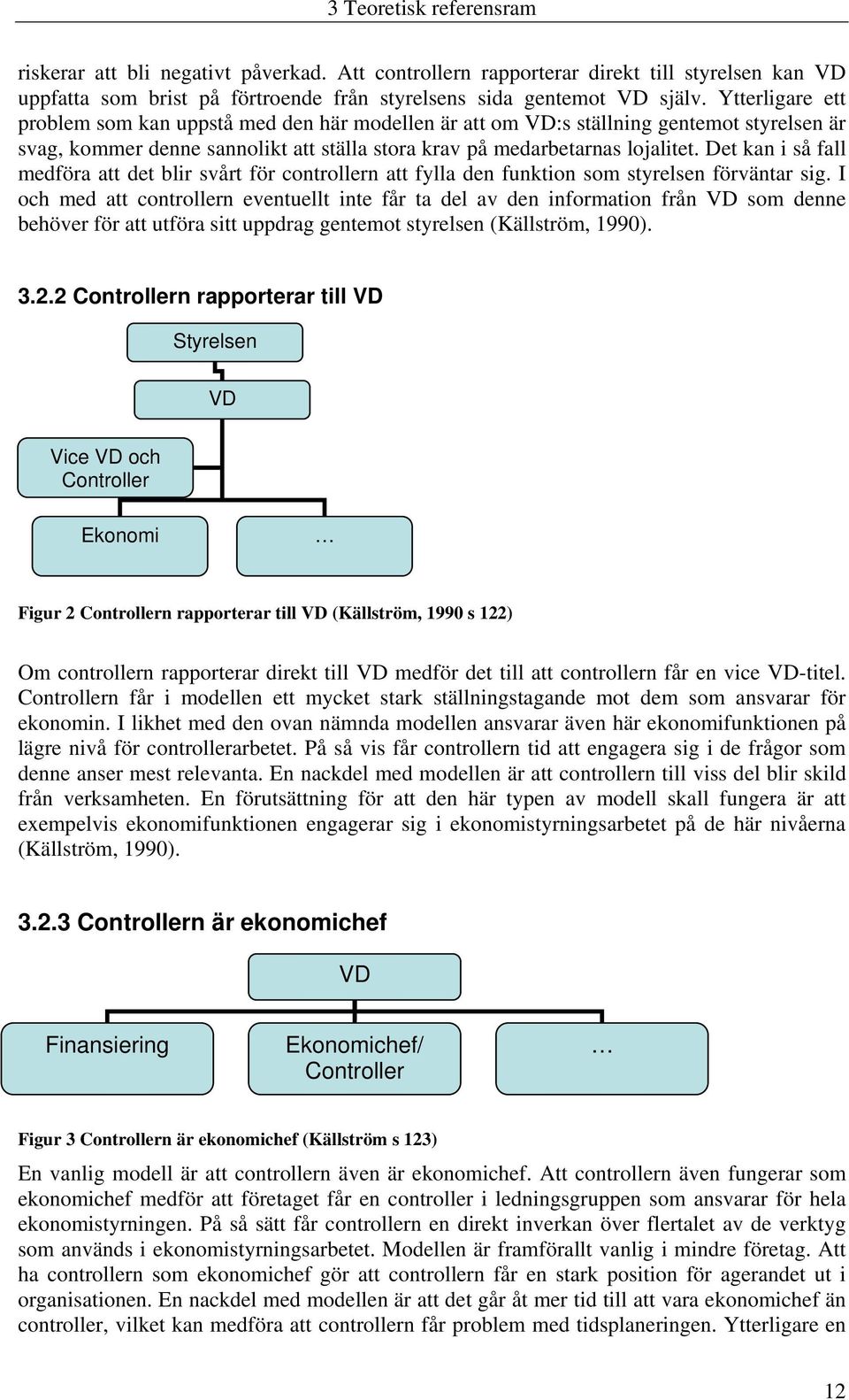 Det kan i så fall medföra att det blir svårt för controllern att fylla den funktion som styrelsen förväntar sig.