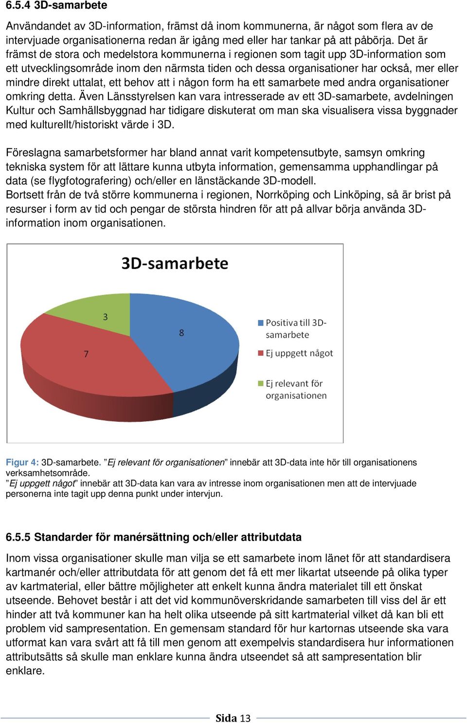 uttalat, ett behov att i någon form ha ett samarbete med andra organisationer omkring detta.
