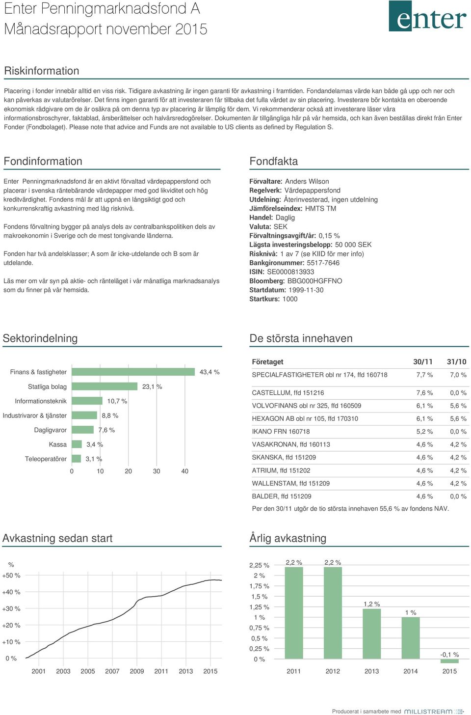 Investerare bör kontakta en oberoende ekonomisk rådgivare om de är osäkra på om denna typ av placering är lämplig för dem.