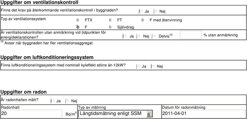 Självdrag energideklarationen?