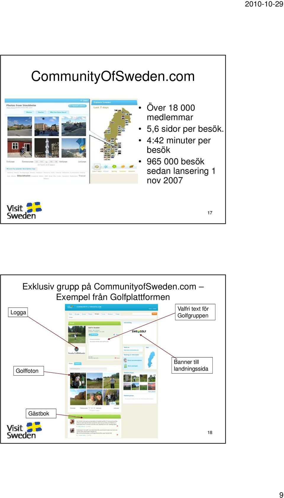 Logga Exklusiv grupp på CommunityofSweden.