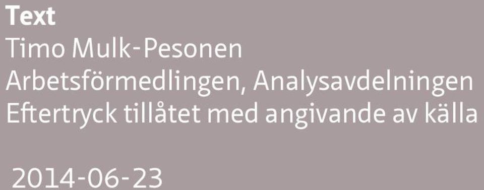 Analysavdelningen Eftertryck