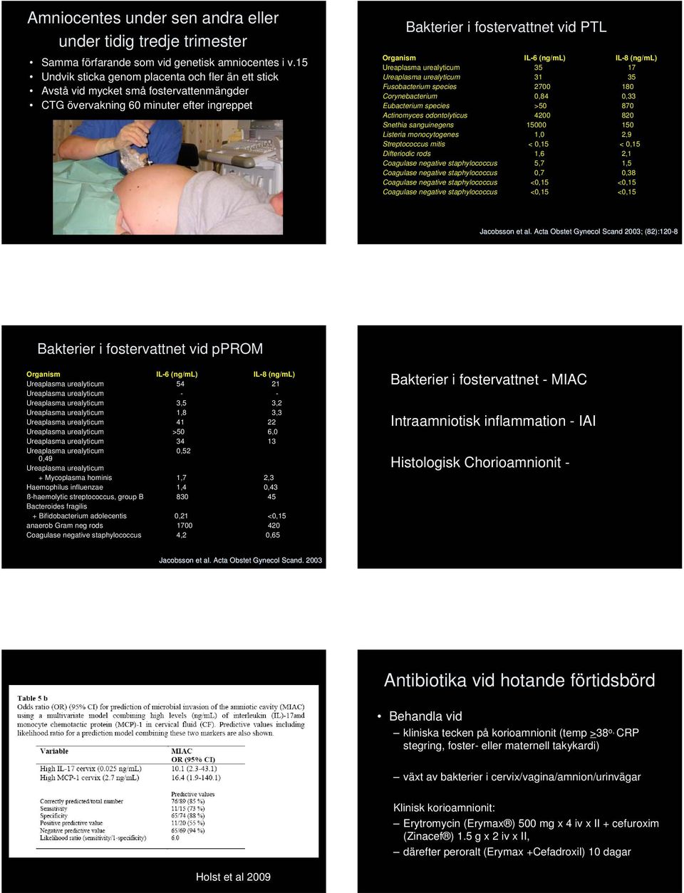 Ureaplasma urealyticum 35 17 Ureaplasma urealyticum 31 35 Fusbacterium species 2700 10 Crynebacterium 0, 0,33 Eubacterium species >50 70 Actinmyces dntlyticus 200 20 Snethia sanguinegens 15000 150