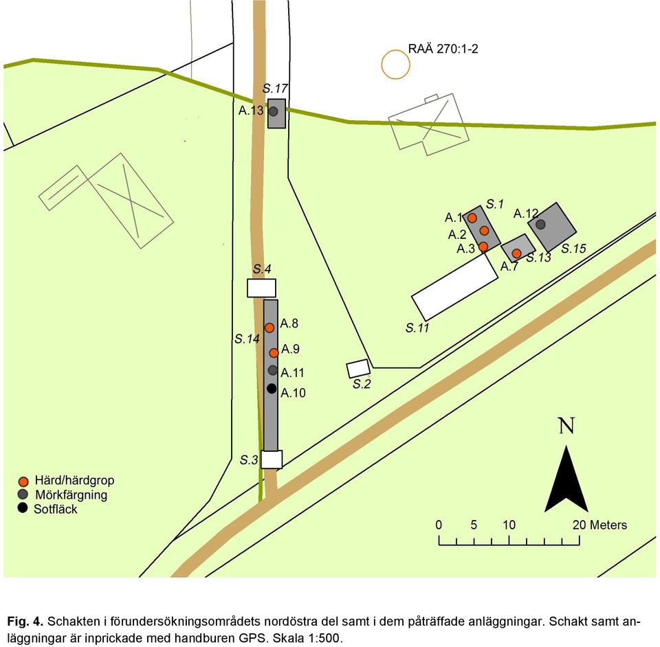 nordöstra del samt i dem påträffade