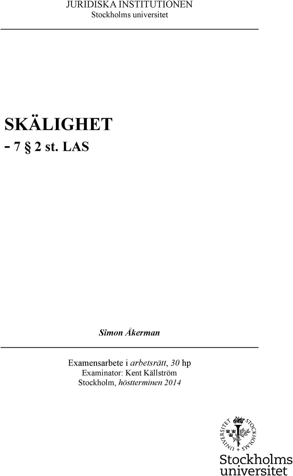 LAS Simon Åkerman Examensarbete i