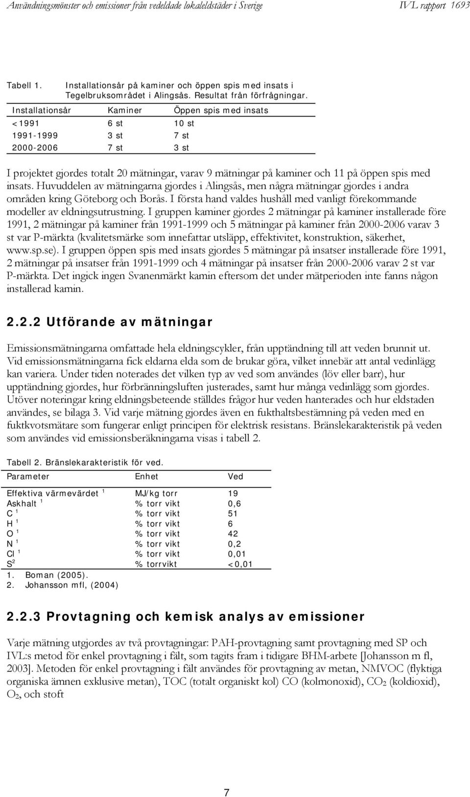 Huvuddelen av mätningarna gjordes i Alingsås, men några mätningar gjordes i andra områden kring Göteborg och Borås.