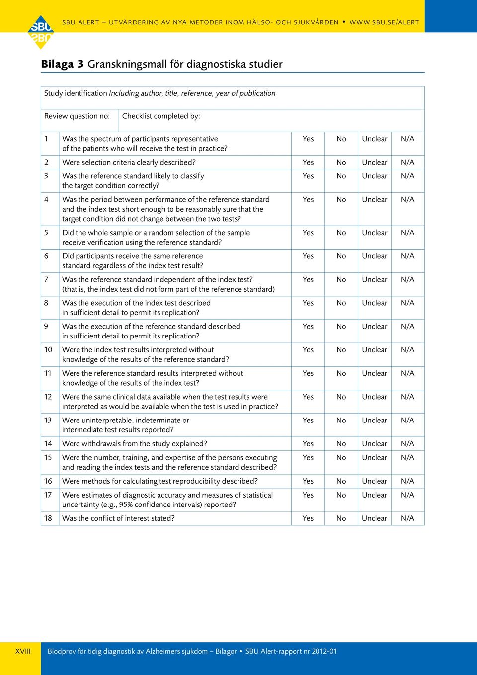 3 Was the reference standard likely to classify the target condition correctly?