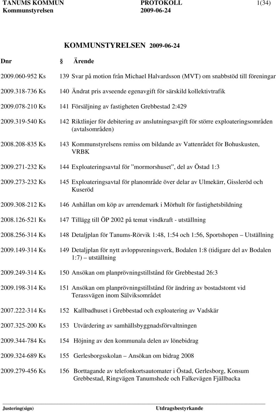 319-540 Ks 142 Riktlinjer för debitering av anslutningsavgift för större exploateringsområden (avtalsområden) 2008.