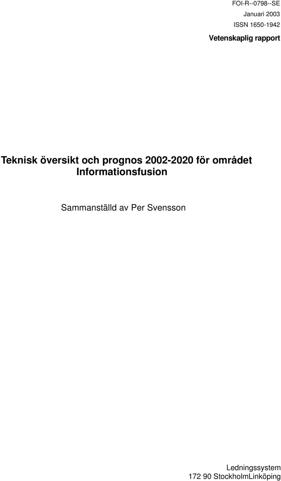 2002-2020 för området Informationsfusion
