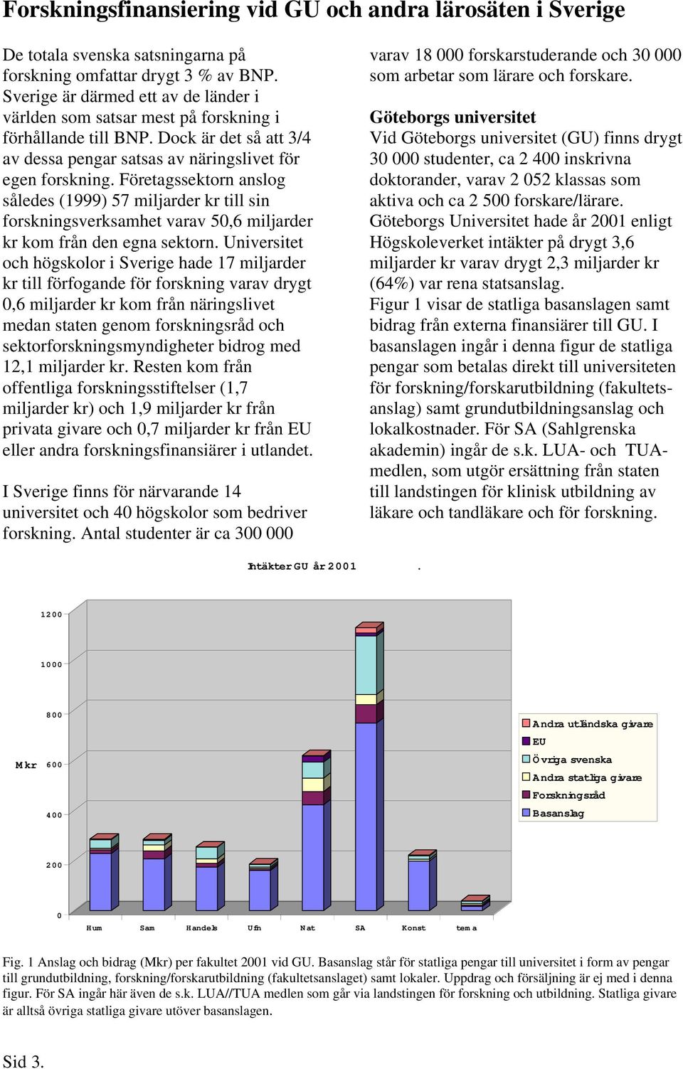 Företagssektorn anslog således (1999) 57 miljarder kr till sin forskningsverksamhet varav 5,6 miljarder kr kom från den egna sektorn.