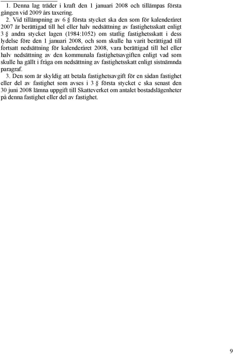 09 års taxering. 2.