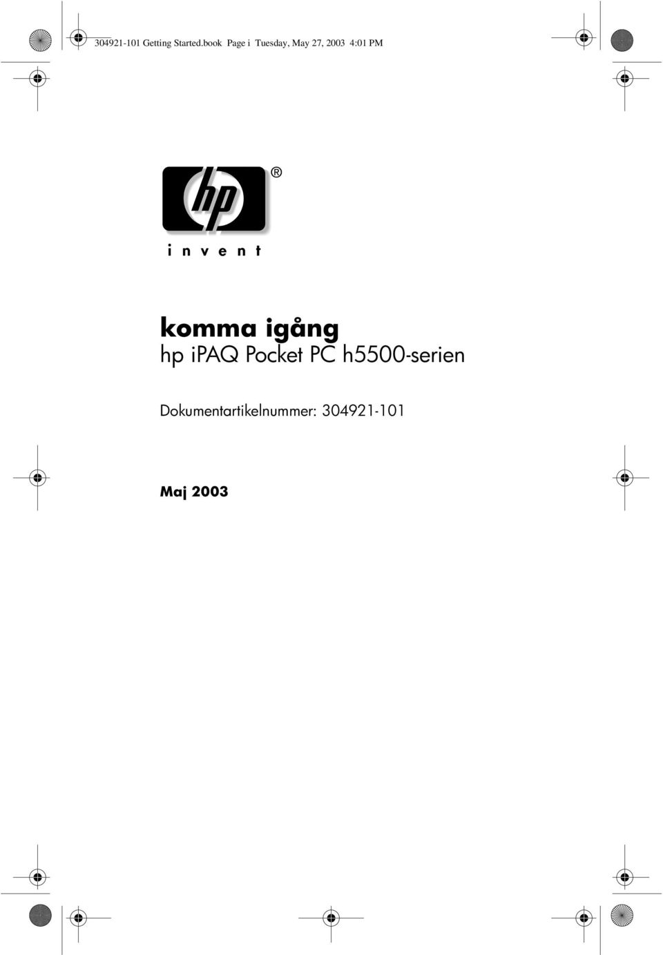 PM komma igång hp ipaq Pocket PC