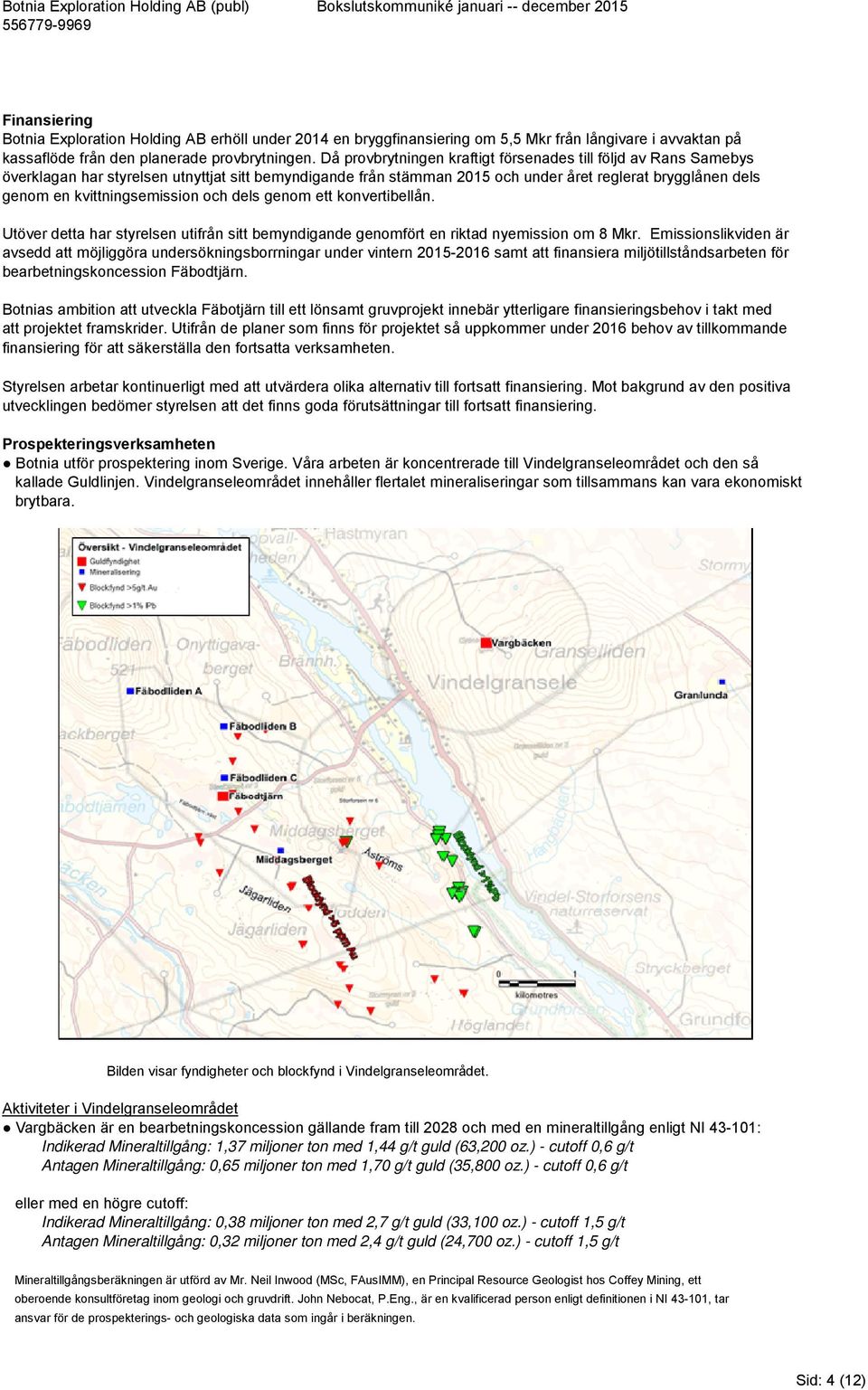 kvittningsemission och dels genom ett konvertibellån. Utöver detta har styrelsen utifrån sitt bemyndigande genomfört en riktad nyemission om 8 Mkr.