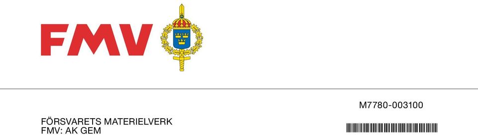 Förrådsbeteckning: M7780-003100