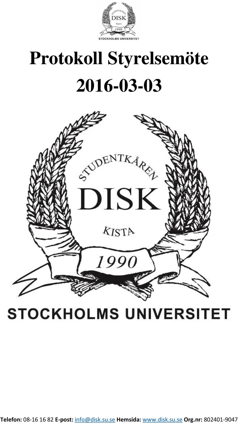 82 E-post: info@disk.su.