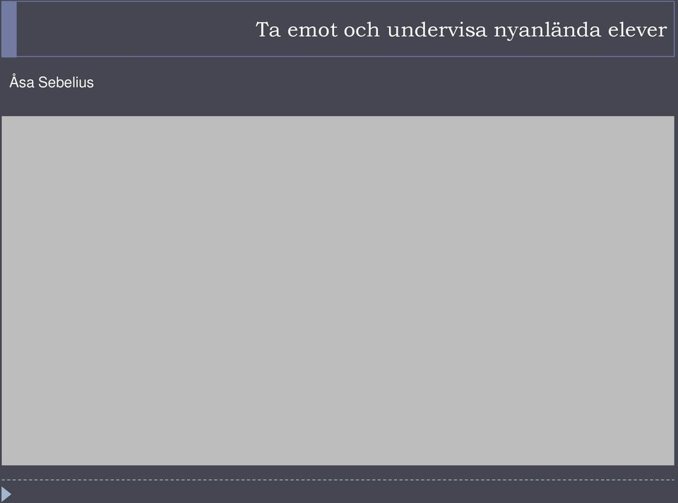 undervisa