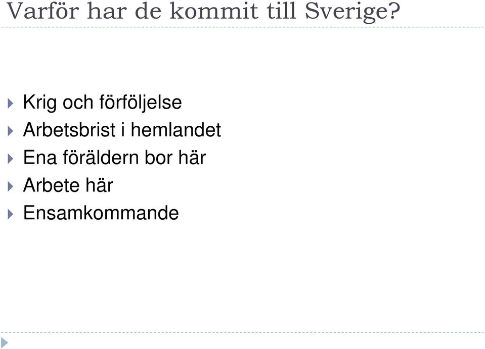 Krig och förföljelse