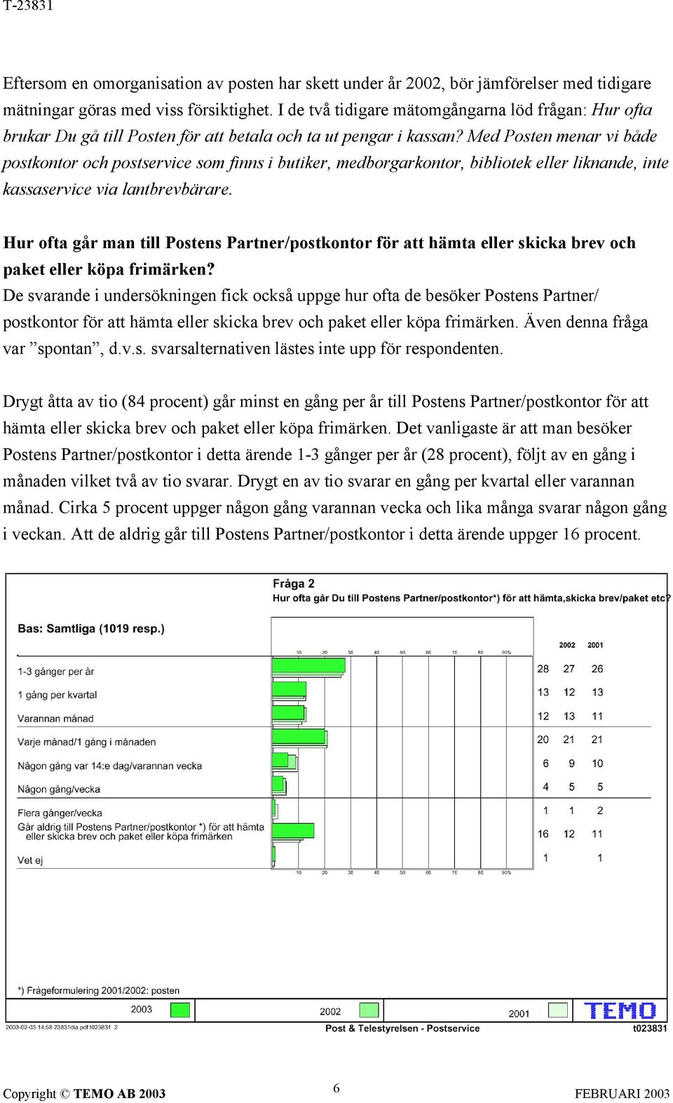 Med Posten menar vi både postkontor och postservice som finns i butiker, medborgarkontor, bibliotek eller liknande, inte kassaservice via lantbrevbärare.