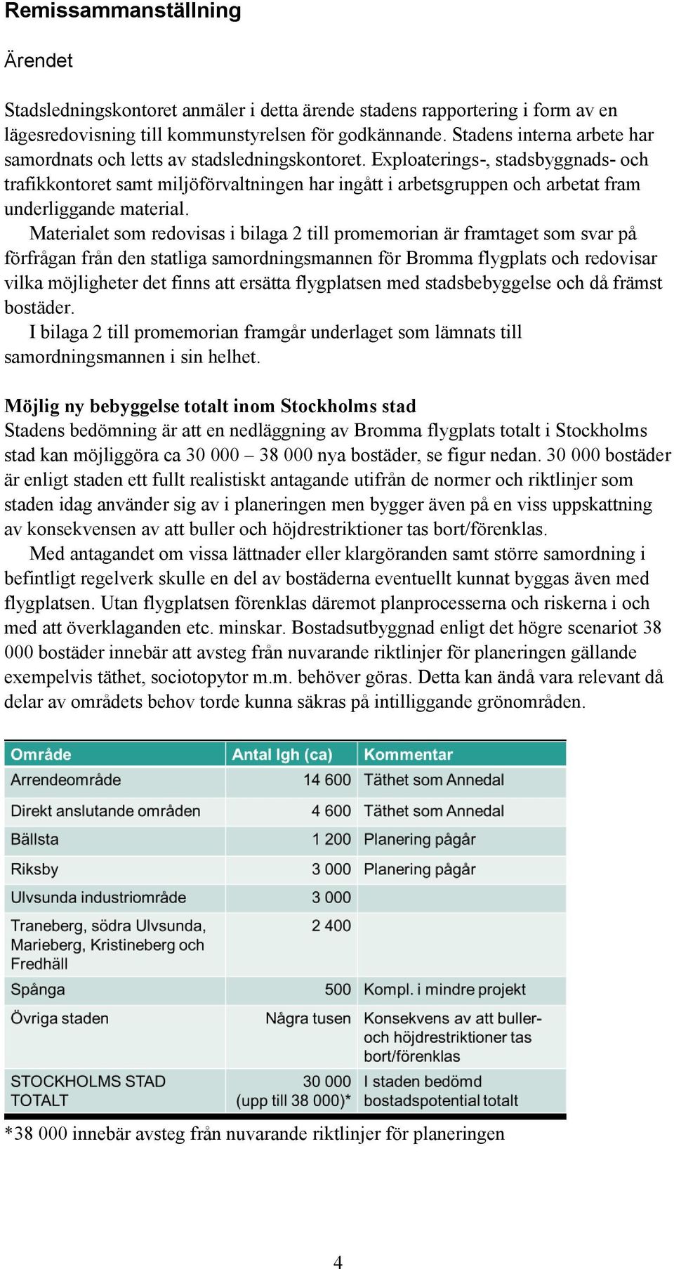 Exploaterings-, stadsbyggnads- och trafikkontoret samt miljöförvaltningen har ingått i arbetsgruppen och arbetat fram underliggande material.